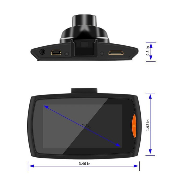 Автомобільний відеореєстратор FULL HD G30