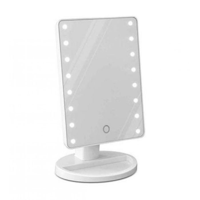 Дзеркало для макіяжу з підсвіткою настільне 16 LED MIRROR