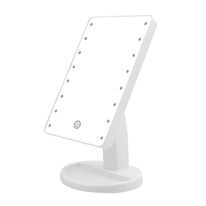 Дзеркало для макіяжу з підсвіткою настільне 16 LED MIRROR
