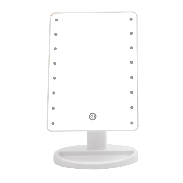 Дзеркало для макіяжу з підсвіткою настільне 16 LED MIRROR