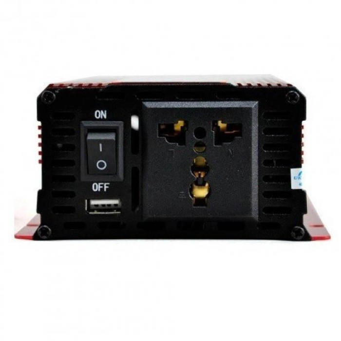 Перетворювач напруги інвертор 2000W D+LCD 12V digital (work 1000W) з LED екраном