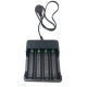 Розумний зарядний пристрій для акумуляторів 18650 на 4 слоти Li-Ion 4-BATTERY CHARGER