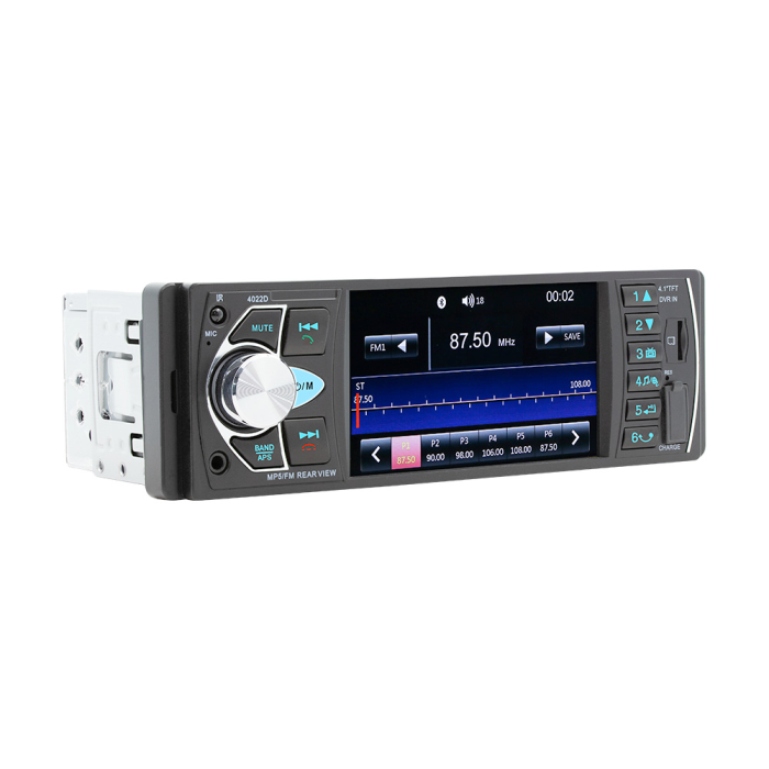 Автомагнітола MP5 4022D з екраном 4.1" Bluetooth, 1 DIN, магнітола в машину