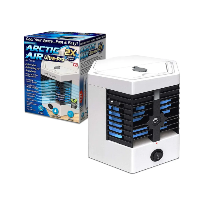 Настільний портативний кондиціонер 5X Arctic Cool Ultra Pro із зволожувачем повітря міні кондиціонер
