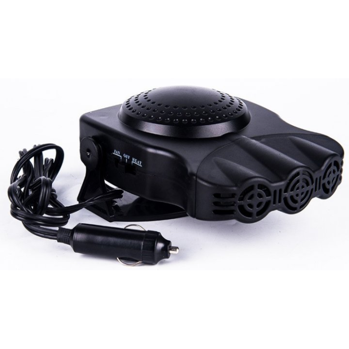 Портативний автомобільний обігрівач Car Mini Heater для лобового скла від прикурювача дуйка 2 в 1 12V 150W