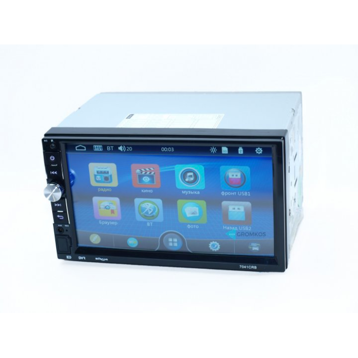 Автомагнітола 2Din 7041CRB 7" дюймів 1026 * 600px, 2 USB, SD, AUX + пульт на кермо