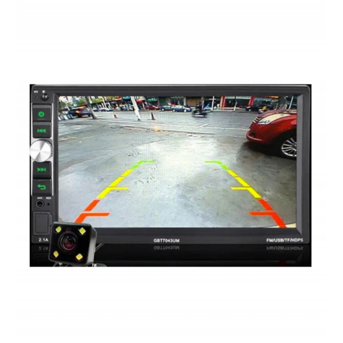 Автомагнітола 2Din CRB 7 " 7043CRB MP5, Bluetooth, USB, SD + пульт на руль (без GPS)