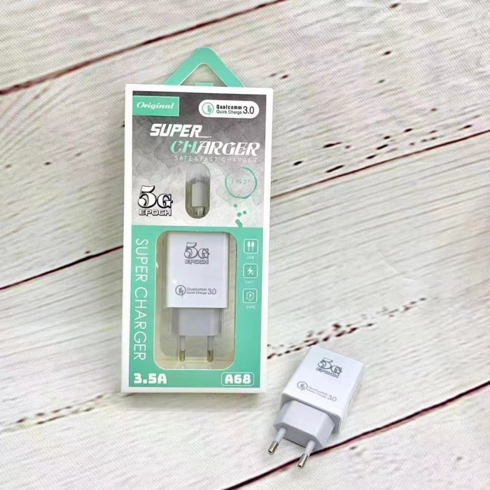 Сетевое зарядное устройство + кабель micro USB 3.5A A68