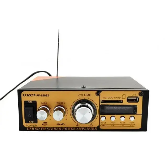Усилитель AMP 699 + BT UKC с USB, SD, FM