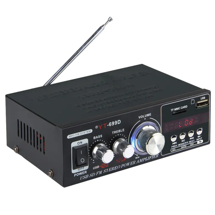 Усилитель AMP 699 + BT UKC с USB, SD, FM