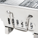 Переносной мангал гриль барбекю BARBECUE TRAY 883 770х350х190 см с решеткой, портативный мангал, угольный металлический