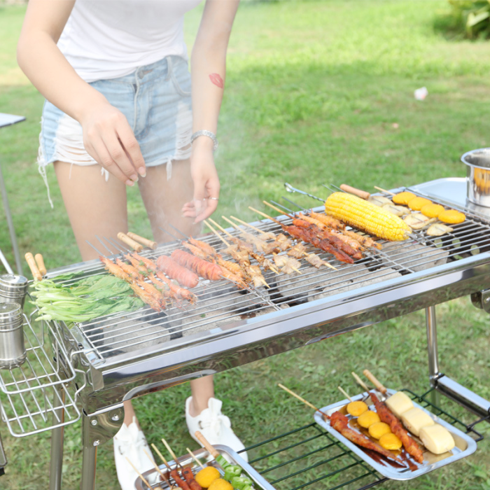 Переносной складной мангал барбекю BBQ 8006 881 CA-10