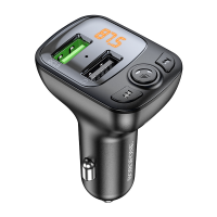 FM трансмиттер модулятор BOROFONE BC41 Eminency автомобильное зарядное устройство QC3.0 Bluetooth