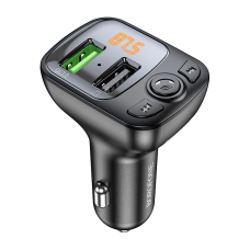 FM трансмітер модулятор BOROFONE BC41 Eminency зарядний пристрій QC3.0 Bluetooth