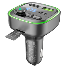 FM модулятор трансмітер Bluetooth QC3.0 Borofone BC48 Broad