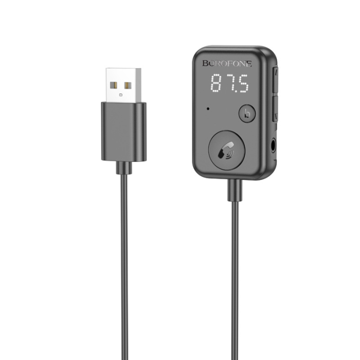FM модулятор трансмітер Bluetooth Borofone BC49 June