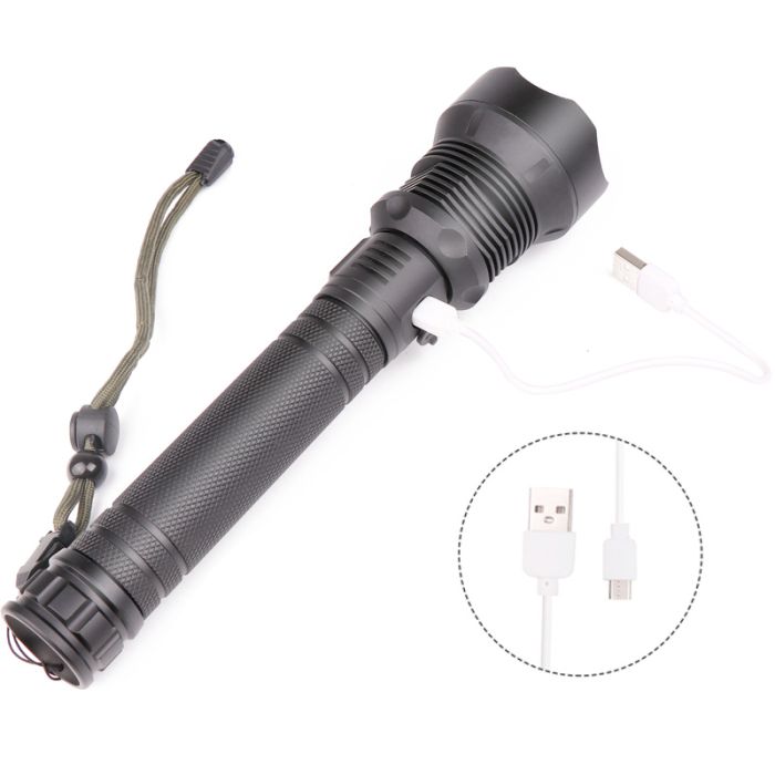 Ручний тактичний надпотужний ліхтарик BL X92 P70 2*18650 battery