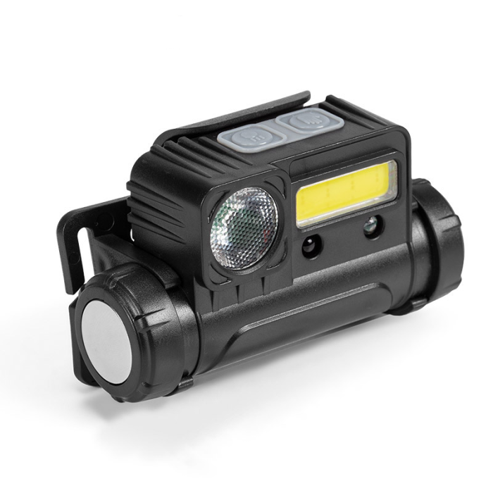 Ліхтар налобний BL-123 COB із USB зарядкою та сенсором