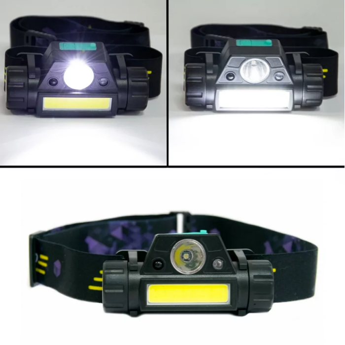 Налобний ліхтар BL-1898 SENSOR акумуляторний зарядка від USB