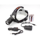 Потужний налобний акумуляторний ліхтар Bailong BL-T32-P50 LED Zoom 3 режими