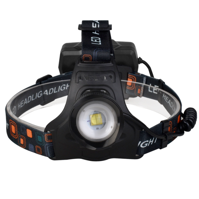 Потужний налобний акумуляторний ліхтар Bailong BL-T32-P50 LED Zoom 3 режими