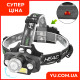 Налобний акумуляторний ліхтарик BL-T45-T6