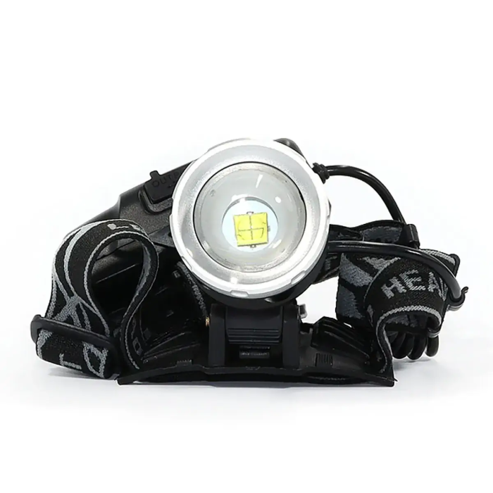 Ліхтар налобний Bailong 3х18650 BL-T50-P50 USB, 5 режимів, zoom, power bank