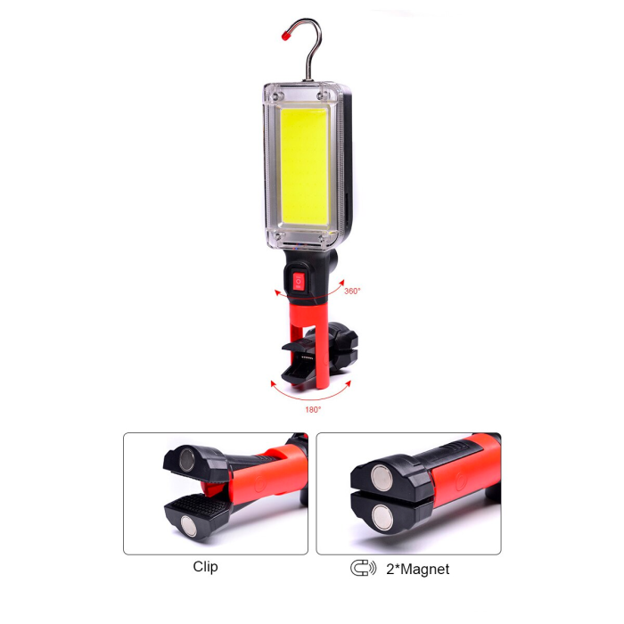 Потужний автономний ручний ліхтар Bailong micro USB BL-ZJ-8859