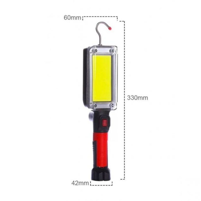 Потужний автономний ручний ліхтар Bailong micro USB BL-ZJ-8859
