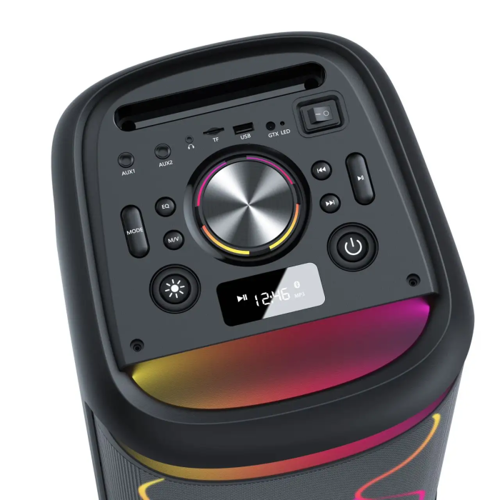Портативная акустическая система Su-Kam BT 622D Bluetooth (пульт + 2 микрофона)