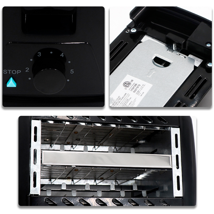 Тостер на 2 тости 1000Вт 2 Slice Toaster BITEK BT-263