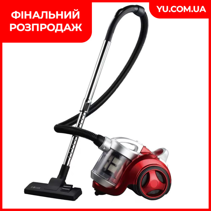 Пилосос вакуумний 1200Вт 3,0л BITEK BT-8662R червоний