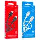Кабель USB - Lightning Borofone BX70 1 метр 2,4 А