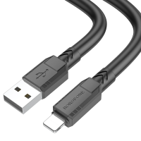 Кабель USB - Lightning Borofone BX81 Goodway 1 метр 2,4А