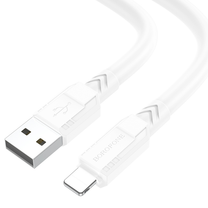 Кабель USB - Lightning Borofone BX81 Goodway 1 метр 2,4А