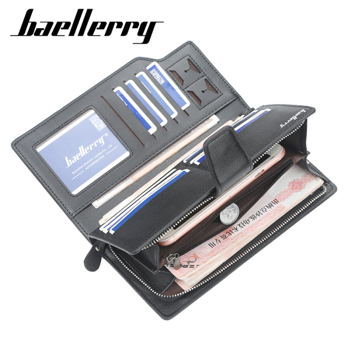 Мужской кошелек, портмоне Baellerry 1063 Black