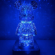 3D ночник мишка фейерверк стеклянный RGB светильник лампа медведь Bearbrick 8 цветов