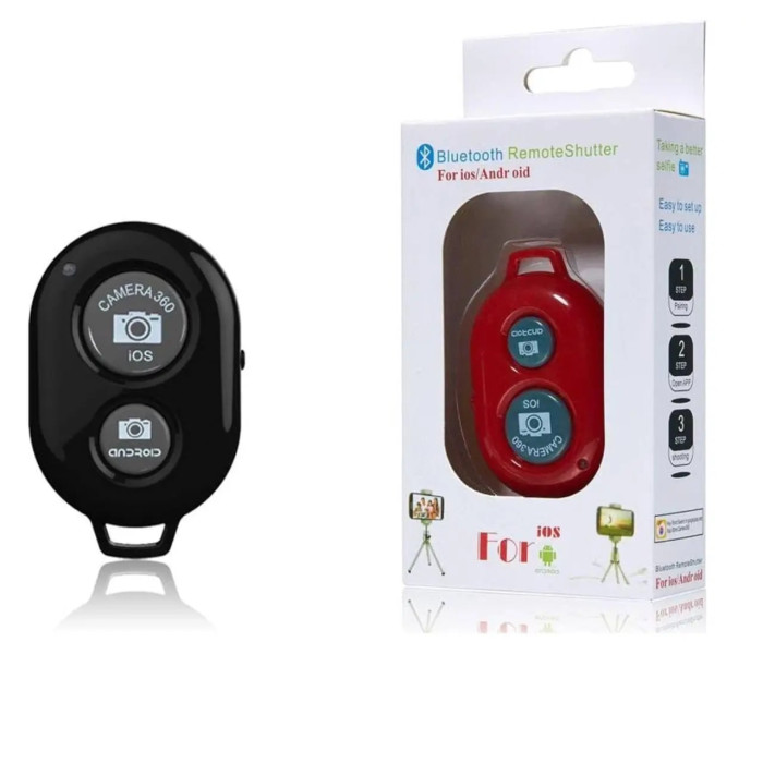 Bluetooth кнопка пульт дистанційного керування камерою телефону для iPhone та Android