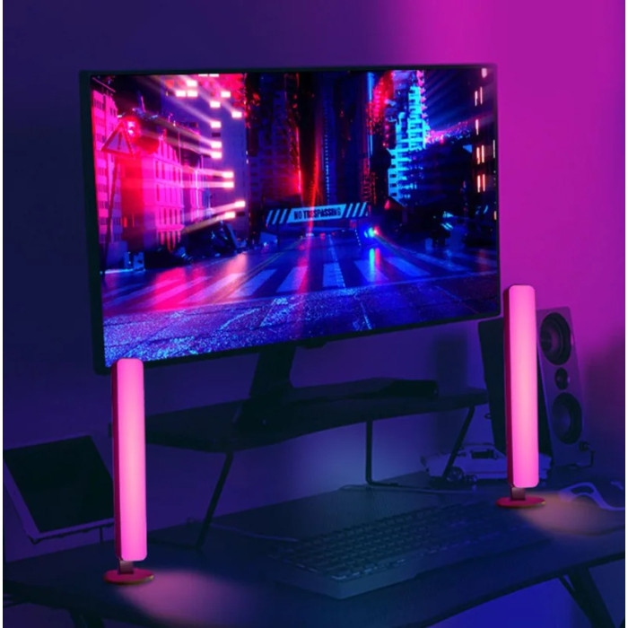 Настольный RGB-светильник D16 с пультом ДУ, от USB, светодиодная LED лампа с регулировкой яркости