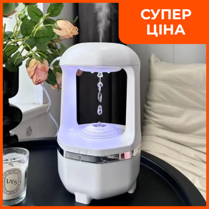 Антигравитационный увлажнитель воздуха (450 мл) DROP HUMIDIFIER AND199 ультразвуковой увлажнитель с каплями