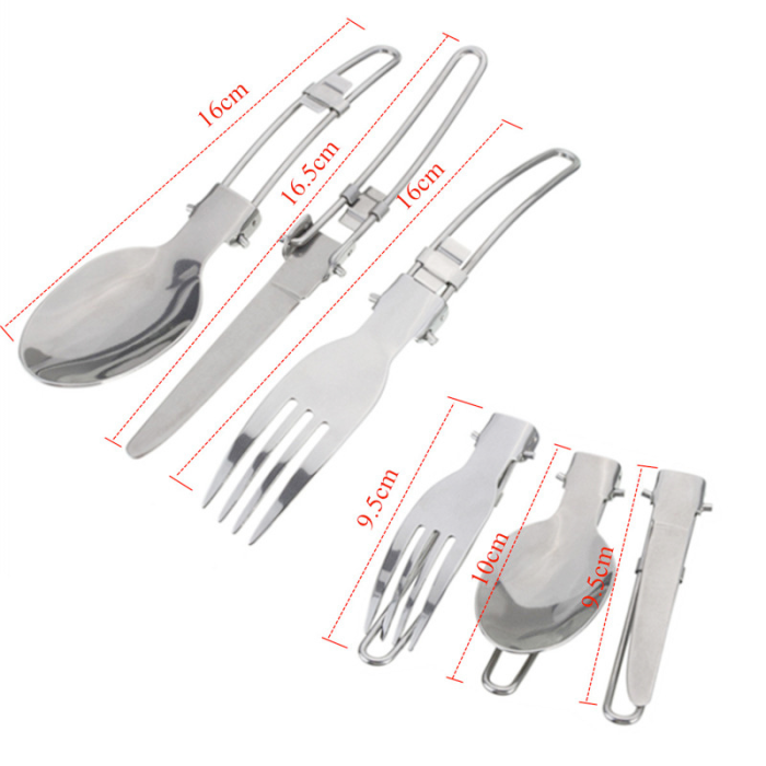 Набор туристической посуды Cooking Set DS-101 (посуда + горелка)