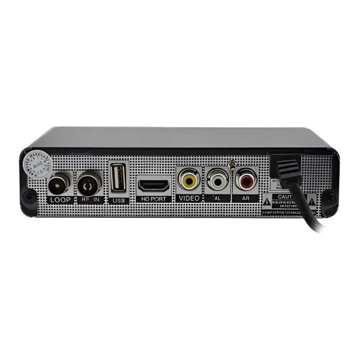 Тюнер DVB-T2 2558 METAL з підтримкою wi-fi адаптера (з екраном)