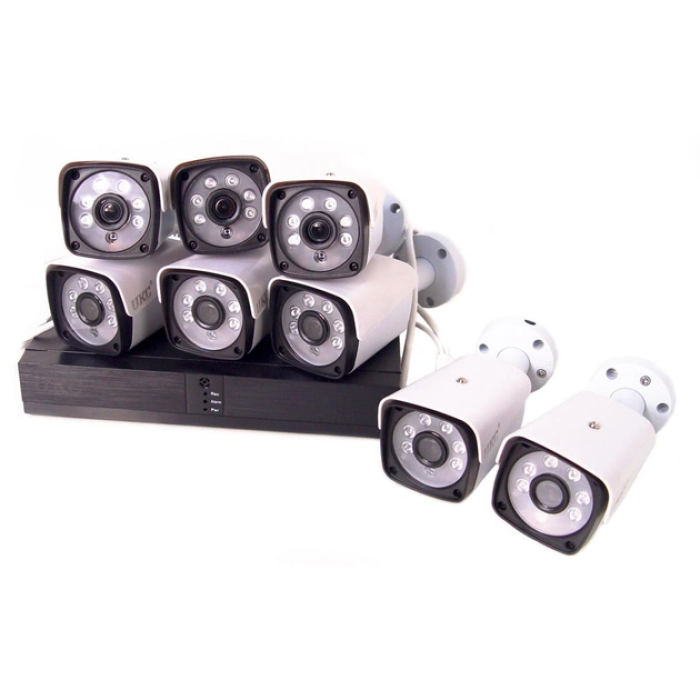 Комплект видеонаблюдения: регистратор + камеры 8 штук DVR KIT 6678 WiFi 8ch
