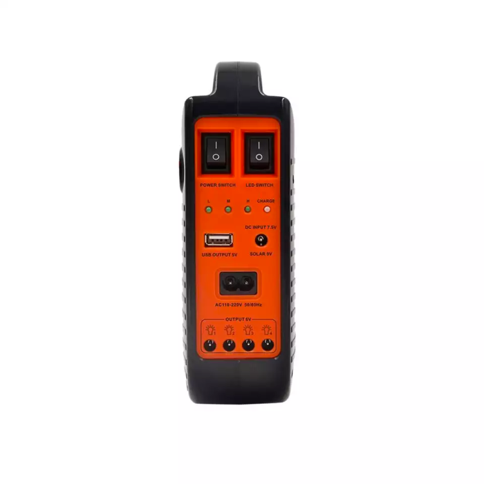 Фонарь PowerBank EP-391BT радио/bluetooth/USB с солнечной панелью 9V 3W + лампочки
