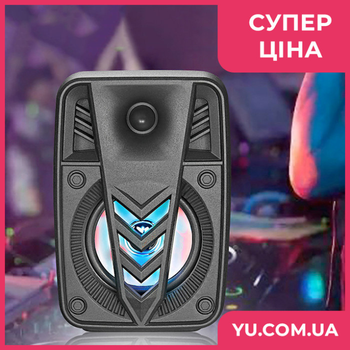 Колонка валіза ESS-105 Bluetooth з Led підсвічуванням USB, SD, FM, AUX
