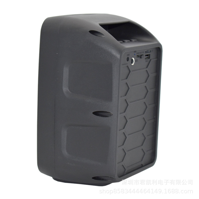 Колонка валіза ESS-105 Bluetooth з Led підсвічуванням USB, SD, FM, AUX