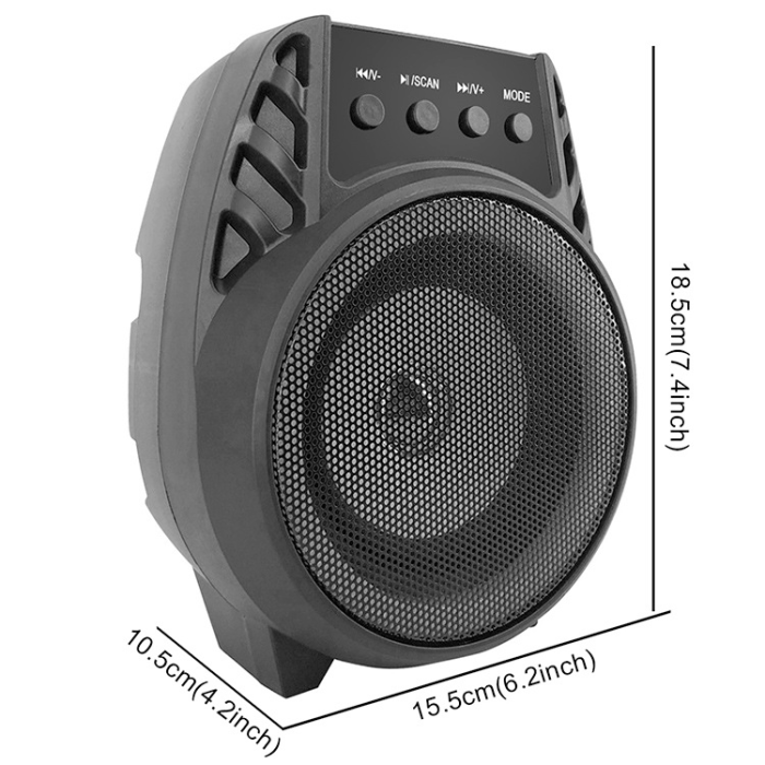 Портативна акустика ESS-108 з USB, SD, FM, Bluetooth