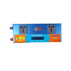 Преобразователь напряжения с 12V/24V на 220V 3500W LCD SMART (EY3500W)