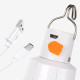 Лампочка с аккумулятором 2 x 18650 с зарядкой micro usb 5v BL FA-3830 