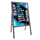 Світлодіодна дошка для малювання FLUORECENT BOARD WITH STAND 50*70 на стійці з фломастером та серветкою